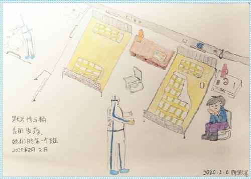 这位护士的手绘“援汉日历”火了!